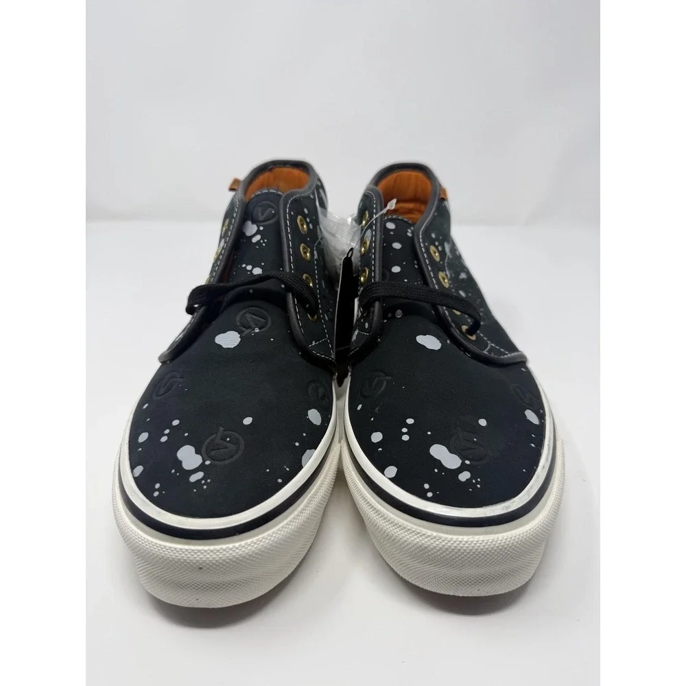 Vans OG Chukka Boot LX Shoes Mens Size 10 Black Splatter LQQK Studio Sneakers